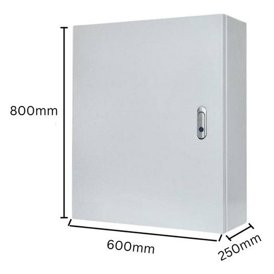 Electrical Enclosure CCTV/Alarm Security Equipment Lockable Safe Metal Box Wall Mount - Polar Tech Australia