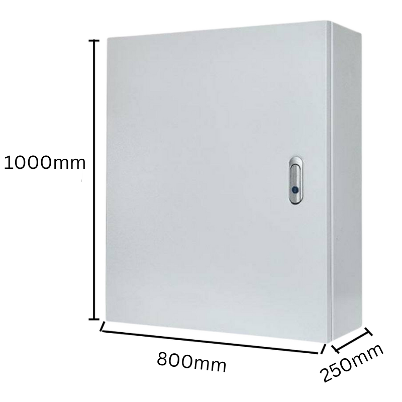 Chargez l&#39;image dans la visionneuse de la galerie, Electrical Enclosure CCTV/Alarm Security Equipment Lockable Safe Metal Box Wall Mount - Polar Tech Australia
