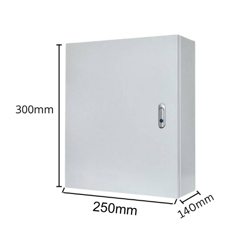 Electrical Enclosure CCTV/Alarm Security Equipment Lockable Safe Metal Box Wall Mount - Polar Tech Australia