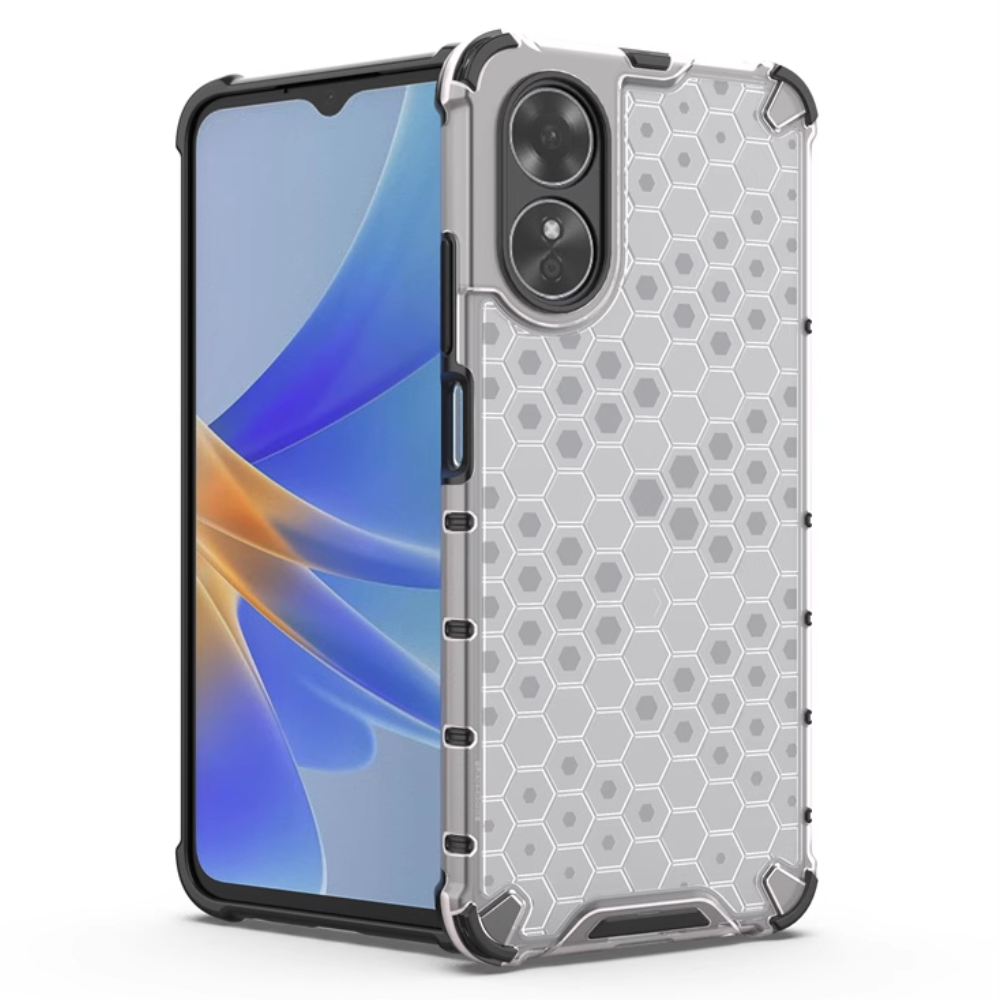 OPPO A98 (CPH2529) - Honeycomb Transparent Shockproof Protection Case ...