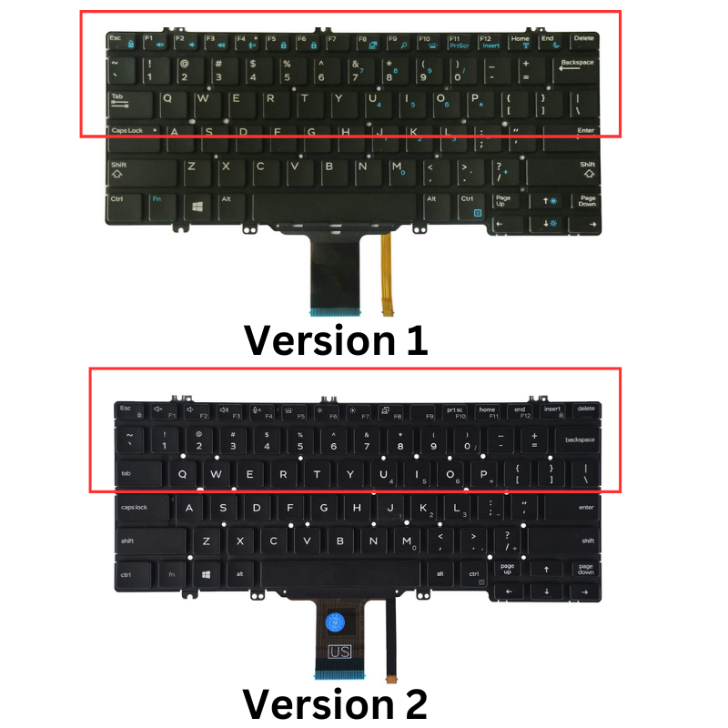 Cargue la imagen en el visor de la galería, Dell Latitude 7280 7290 7380 7389 7390 5290 5289 5288 5280F Keyboard Replacement With Backlit (US Layout) - Polar Tech Australia
