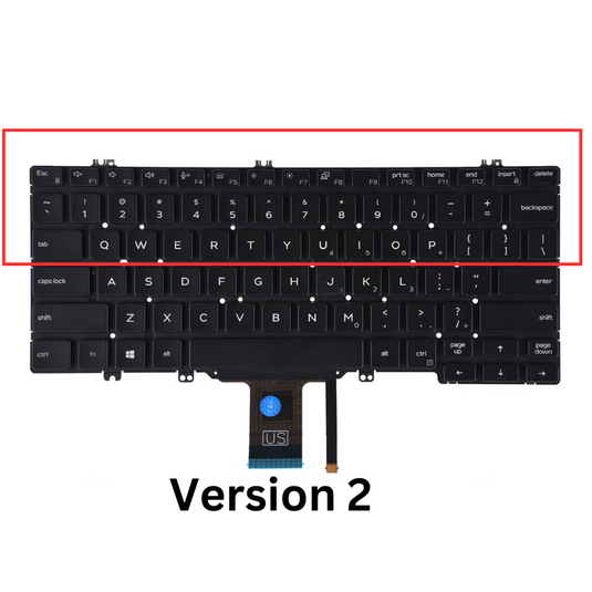 Dell Latitude 7280 7290 7380 7389 7390 5290 5289 5288 5280F Keyboard Replacement With Backlit (US Layout) - Polar Tech Australia