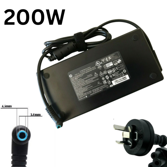 Chargeur 19.5V 10.3A 200W 4.5x3.0mm pour PC HP ZBook G3