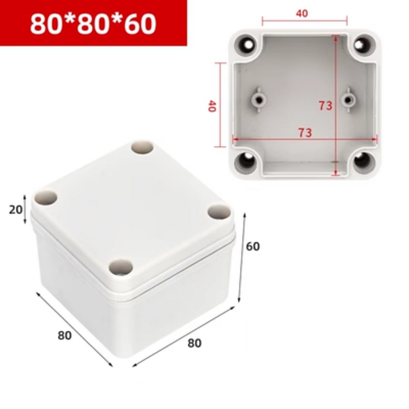 Cargue la imagen en el visor de la galería, IP67 Waterproof indoor &amp; outdoor Various Size ABS Plastic DIY Junction Box Enclosure Box - Polar Tech Australia
