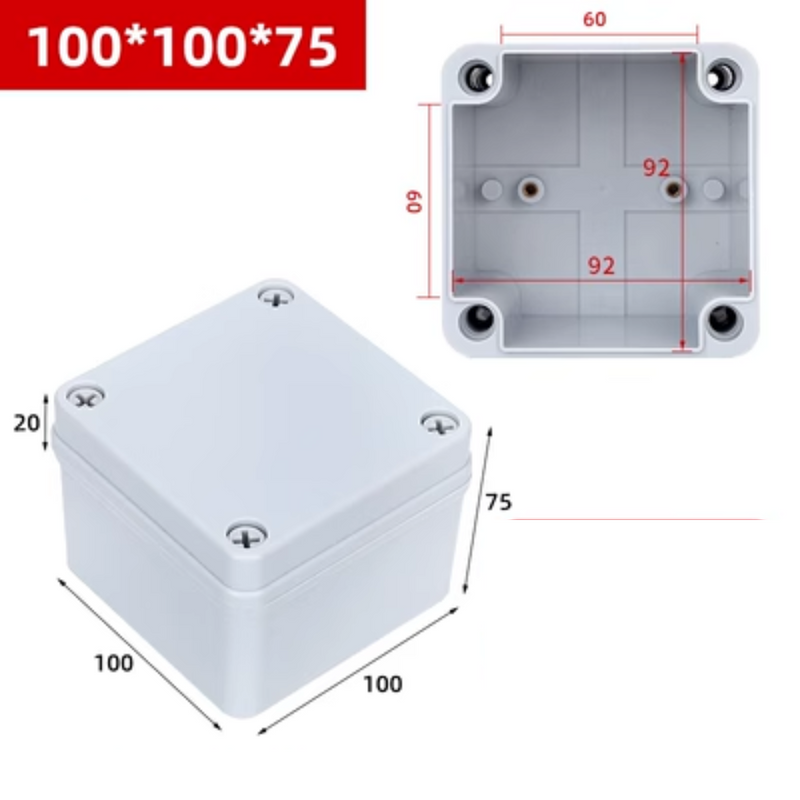 Cargue la imagen en el visor de la galería, IP67 Waterproof indoor &amp; outdoor Various Size ABS Plastic DIY Junction Box Enclosure Box - Polar Tech Australia
