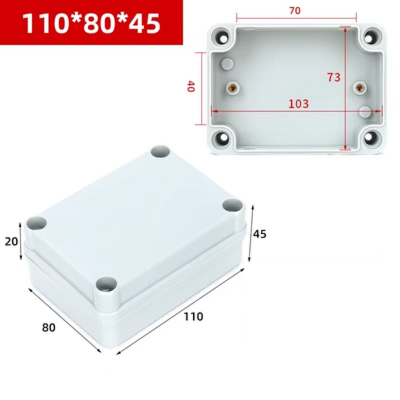 Cargue la imagen en el visor de la galería, IP67 Waterproof indoor &amp; outdoor Various Size ABS Plastic DIY Junction Box Enclosure Box - Polar Tech Australia
