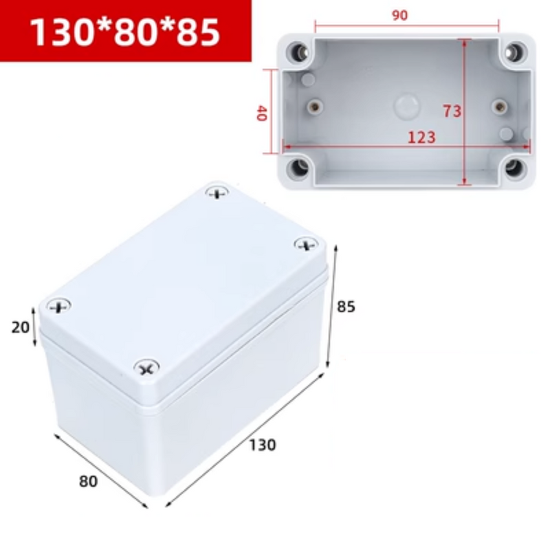 Cargue la imagen en el visor de la galería, IP67 Waterproof indoor &amp; outdoor Various Size ABS Plastic DIY Junction Box Enclosure Box - Polar Tech Australia
