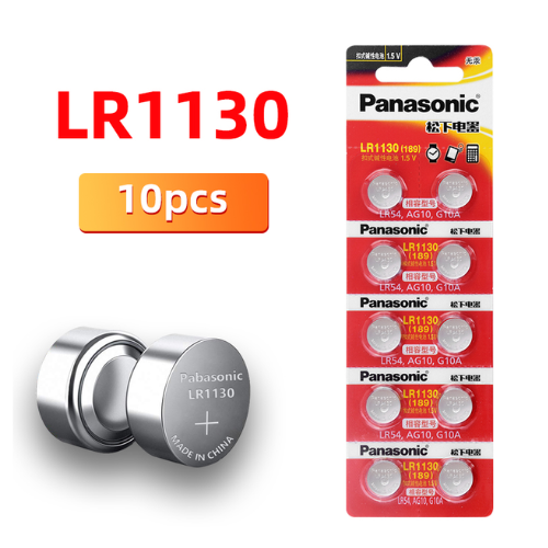 [LR1130/AG10][10 Pcs] Panasonic 1.5V Lithium Battery Coin Cell Button Battery - Polar Tech Australia