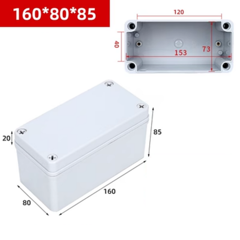 Chargez l&#39;image dans la visionneuse de la galerie, IP67 Waterproof indoor &amp; outdoor Various Size ABS Plastic DIY Junction Box Enclosure Box - Polar Tech Australia
