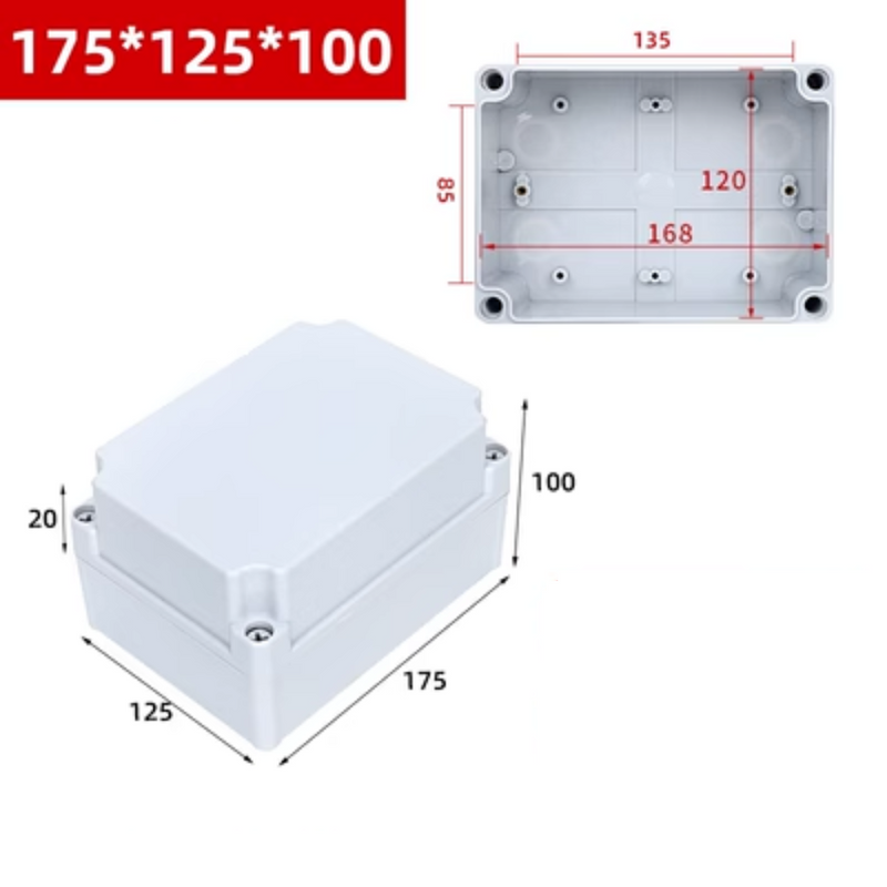 Chargez l&#39;image dans la visionneuse de la galerie, IP67 Waterproof indoor &amp; outdoor Various Size ABS Plastic DIY Junction Box Enclosure Box - Polar Tech Australia
