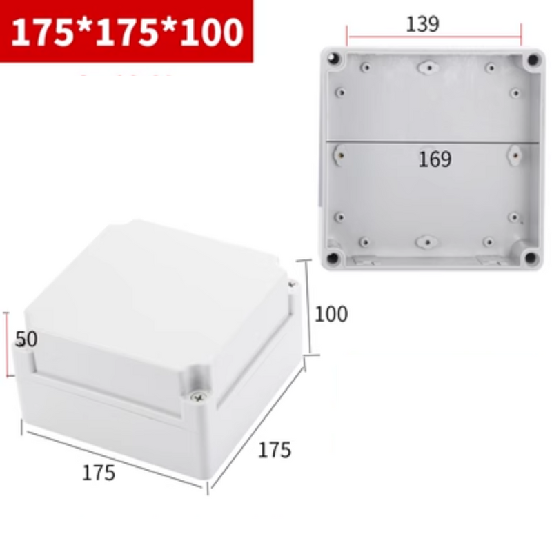 Chargez l&#39;image dans la visionneuse de la galerie, IP67 Waterproof indoor &amp; outdoor Various Size ABS Plastic DIY Junction Box Enclosure Box - Polar Tech Australia
