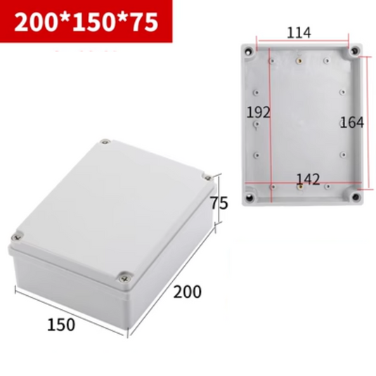 IP67 Waterproof indoor & outdoor Various Size ABS Plastic DIY Junction Box Enclosure Box - Polar Tech Australia