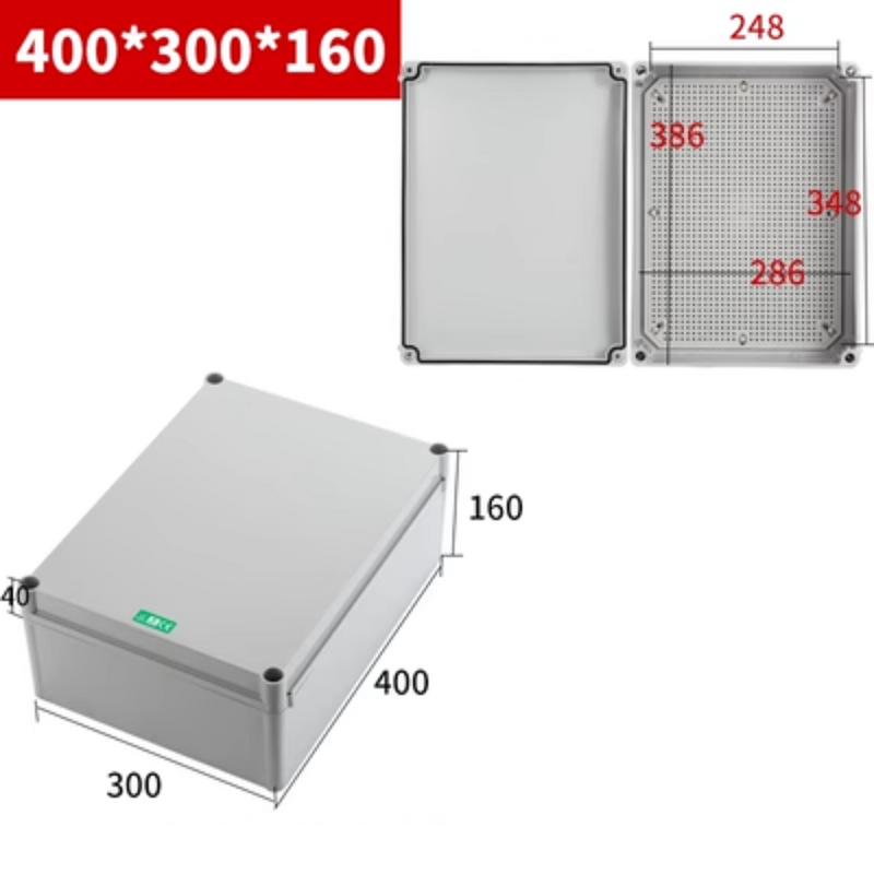 Chargez l&#39;image dans la visionneuse de la galerie, IP67 Waterproof indoor &amp; outdoor ABS Plastic Electrical Junction Box Enclosure Box - Polar Tech Australia
