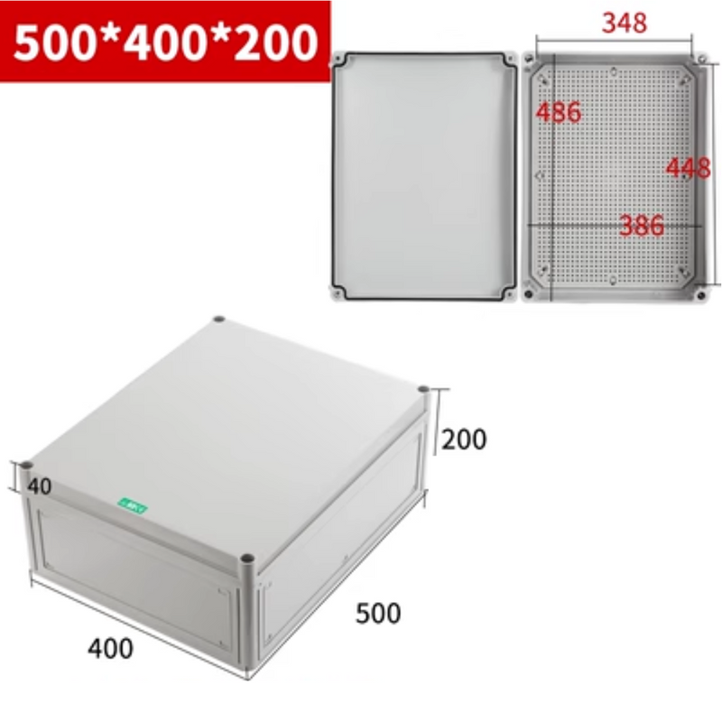 Load image into Gallery viewer, IP67 Waterproof indoor &amp; outdoor ABS Plastic Electrical Junction Box Enclosure Box - Polar Tech Australia
