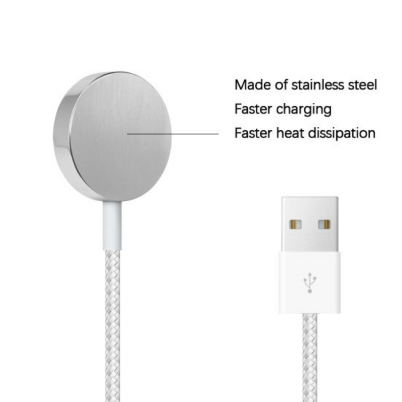 Chargez l&#39;image dans la visionneuse de la galerie, Apple Watch Magnetic Metal Wireless Charger Cable - Polar Tech Australia
