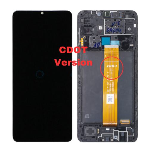 Cargue la imagen en el visor de la galería, [PAQUETE DE SERVICIO SAMSUNG] Samsung Galaxy A12 (SM-A125) Conjunto de pantalla digitalizador táctil LCD con marco
