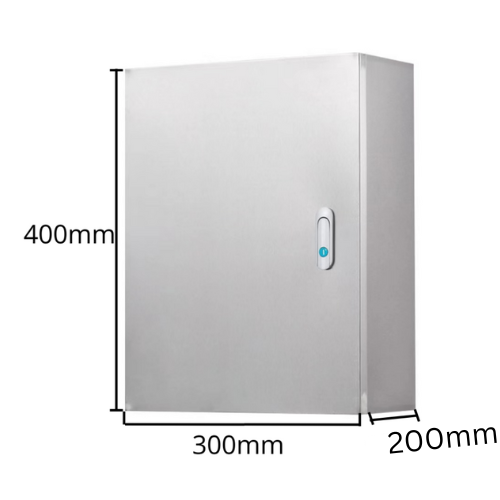 Chargez l&#39;image dans la visionneuse de la galerie, Boîtier électrique extérieur en acier inoxydable 304, résistant aux intempéries, antirouille et anticorrosion, équipement de sécurité CCTV/alarme, coffre-fort verrouillable, support mural en métal
