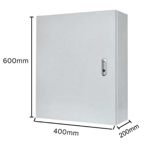 Electrical Enclosure CCTV/Alarm Security Equipment Lockable Safe Metal Box Wall Mount - Polar Tech Australia