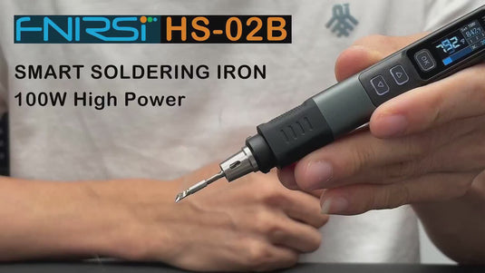 [HS-02] FNIRSI Intelligent Soldering Iron 100W Portable Temperature-Controlled Soldering Station