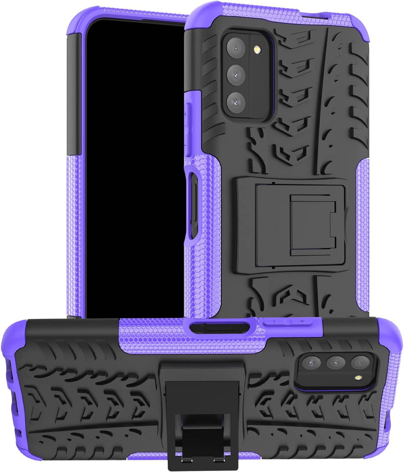 Chargez l&#39;image dans la visionneuse de la galerie, [Built-in Stand] Nokia G100 - Shield With Kickstand Hard PC Back Cover Soft TPU Dual Layer Protection Case
