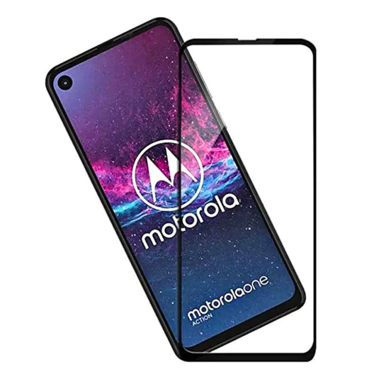 Motorola Moto One Action - Full Covered 9H Tempered Glass Screen Protector