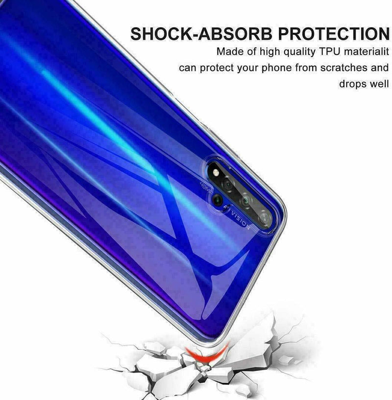 Cargue la imagen en el visor de la galería, Motorola Moto E6i - AirPillow Cushion Transparent Soft Clear TPU Protective Case
