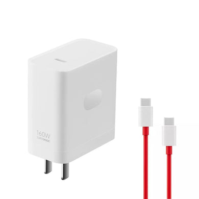 [160W][With Cable] Genuine OPPO/Realme/OnePlus SuperVOOC Wall Charger Adapter Power Supply Unit