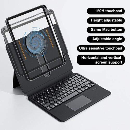 Cargue la imagen en el visor de la galería, Apple iPad Pro 13&quot; 2024 (7th Gen) - Magic 360 Rotation Detachable Smart Wireless Trackpad Keyboard Flip Case - Polar Tech Australia
