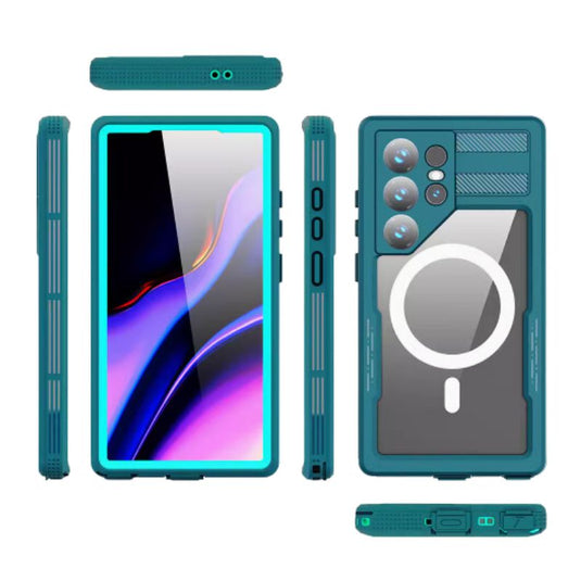 [Magsafe Compatible] [Mars Series] Samsung Galaxy S24 Ultra (SM-S928) - Shellbox Full Covered Waterproof Heavy Duty Tough Armor Case