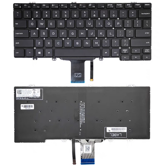 Dell Latitude 7300 5310 5300 2-in-1 Replacement Keyboard Flex US Layout 02RDRV 02TR2K - Polar Tech Australia