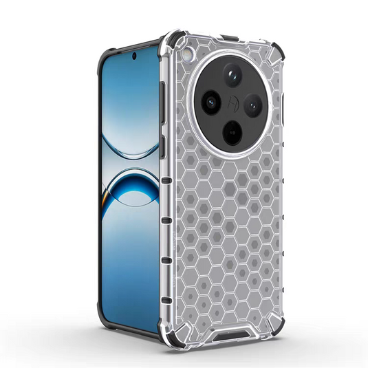 OPPO Find X8 Pro (CPH2659) - Honeycomb Transparent Shockproof Protection Case