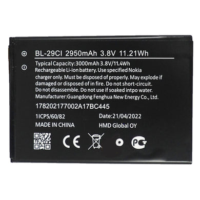 [BL-30CH & BL-29CI] Nokia C02 Replacement Battery