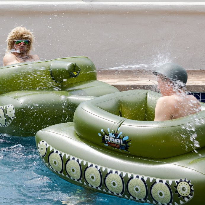 Chargez l&#39;image dans la visionneuse de la galerie, Pool Punisher Inflatable Toy Tank: Unleash Aquatic Mayhem
