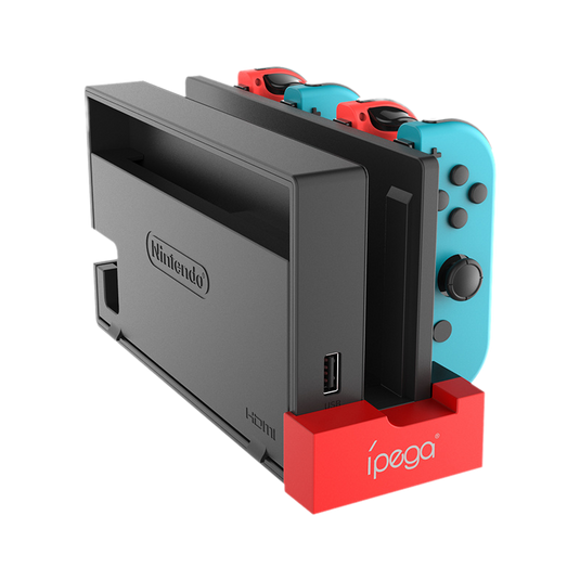 Nintendo Switch USB 2.0 Joy-Con Charger Base with 4 Joy-Con Charging Slots and Indicator Light - Polar Tech Australia