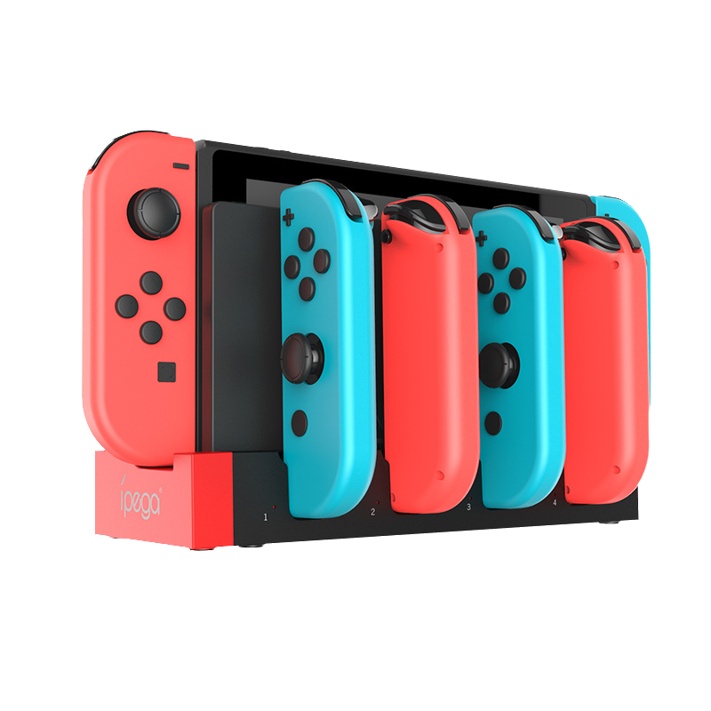 Cargue la imagen en el visor de la galería, Nintendo Switch USB 2.0 Joy-Con Charger Base with 4 Joy-Con Charging Slots and Indicator Light - Polar Tech Australia
