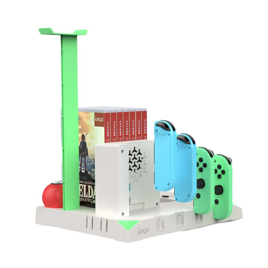 Nintendo Switch Joy-Con 9 in 1 Multi-function Vertical Game Controller Charging Station Dock  with Headset/Game Card Stand - Polar Tech Australia