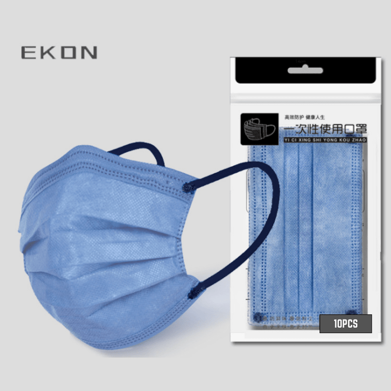 Load image into Gallery viewer, [10PCS] EKON Morandi 4 Ply Layer Strong Protection Fashion Skin-Friendly Face Masks - Polar Tech Australia
