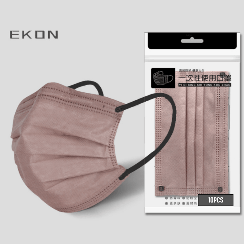 Load image into Gallery viewer, [10PCS] EKON Morandi 4 Ply Layer Strong Protection Fashion Skin-Friendly Face Masks - Polar Tech Australia
