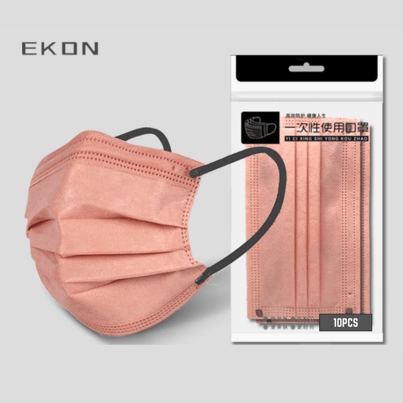 Load image into Gallery viewer, [10PCS] EKON Morandi 4 Ply Layer Strong Protection Fashion Skin-Friendly Face Masks - Polar Tech Australia
