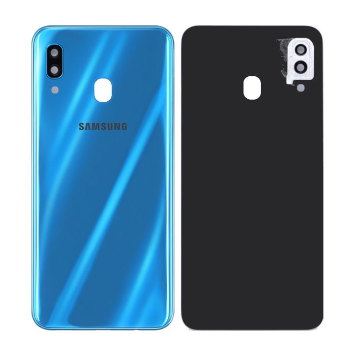 Chargez l&#39;image dans la visionneuse de la galerie, [With Camera Lens] Samsung Galaxy A30 (A305) Back Battery Cover (Built-in Adhesive) - Polar Tech Australia
