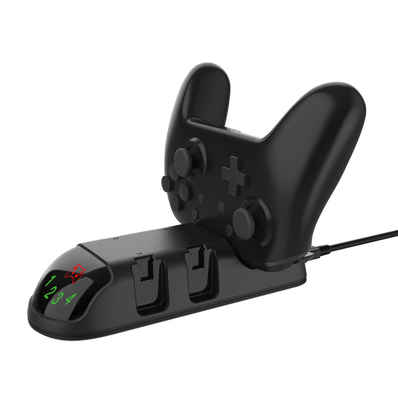 Cargue la imagen en el visor de la galería, Nintendo Switch Joy-con/Pro Controller 5 in 1 Smart Charging Stand - Game Gear Hub
