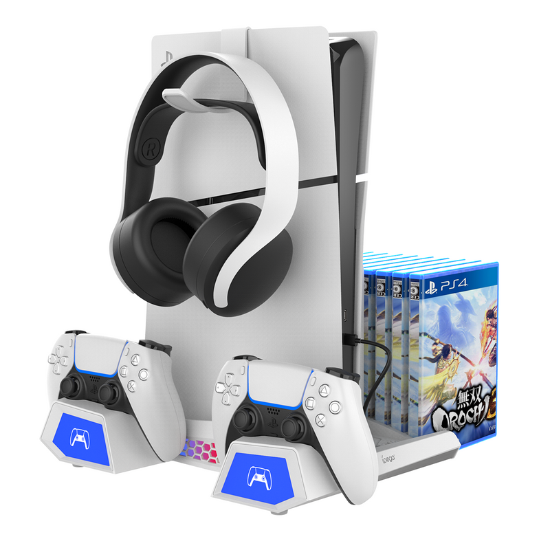 Chargez l&#39;image dans la visionneuse de la galerie, Sony PlayStation PS5 &amp; P5 Slim - All-in-one Multifunctional Dock Charger Station Holder - Polar Tech Australia
