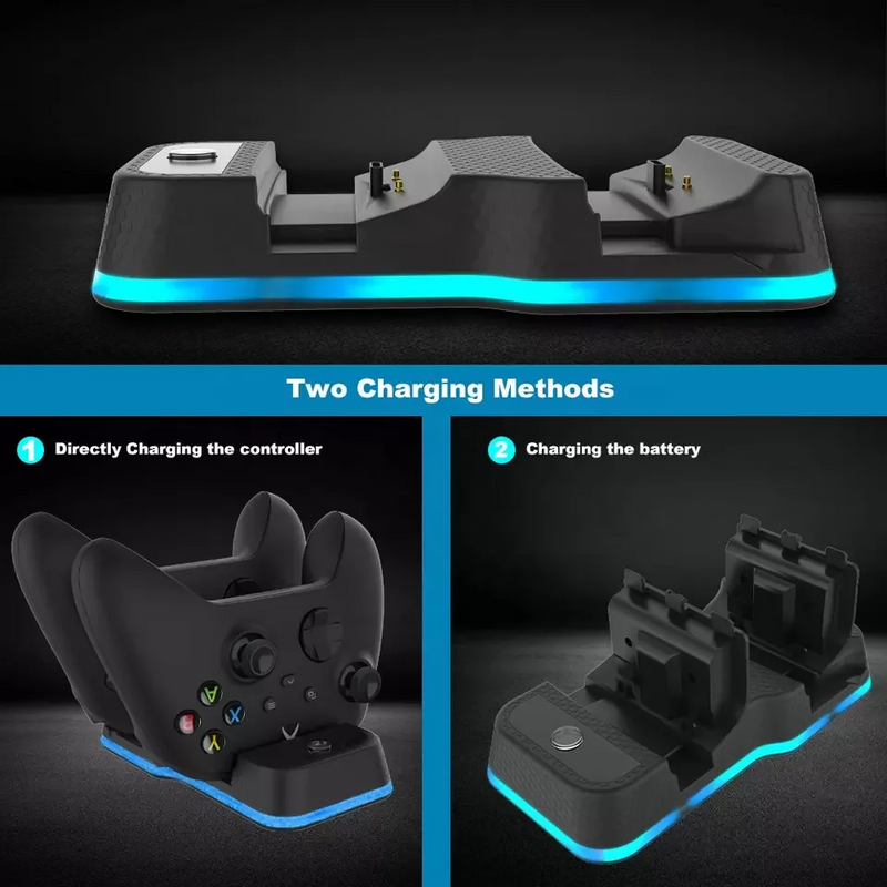 Chargez l&#39;image dans la visionneuse de la galerie, Xbox Series X/S Dual Charging Station with Dual USB-C Ports &amp; LED Indicator - Polar Tech Australia
