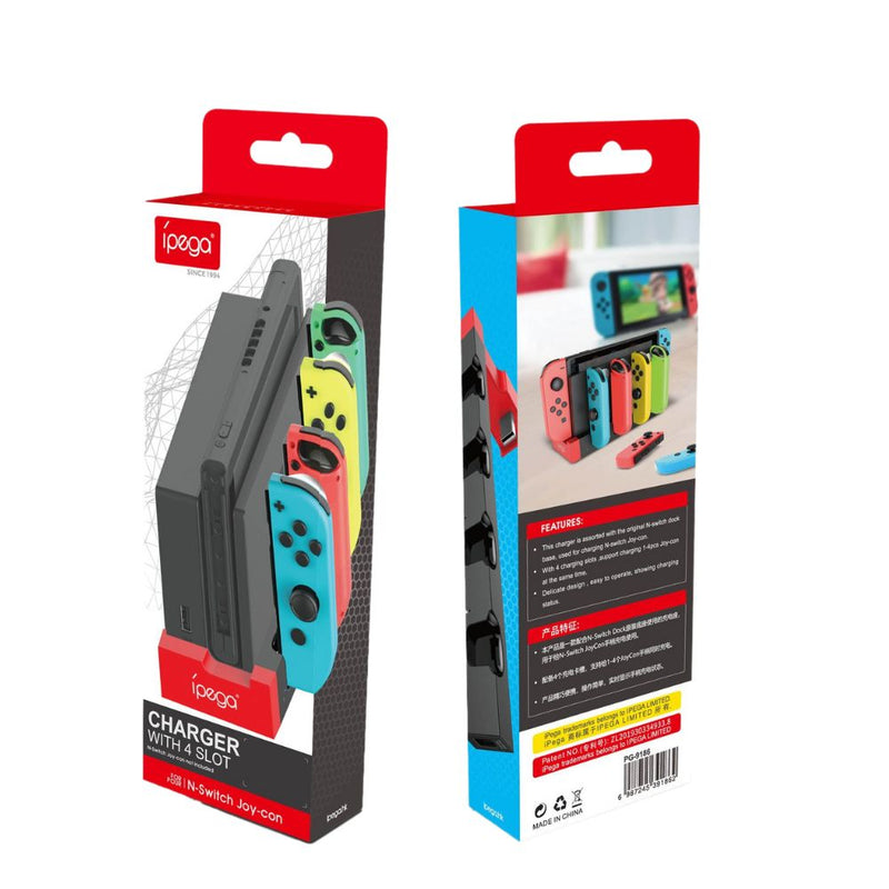 Cargue la imagen en el visor de la galería, Nintendo Switch USB 2.0 Joy-Con Charger Base with 4 Joy-Con Charging Slots and Indicator Light - Polar Tech Australia
