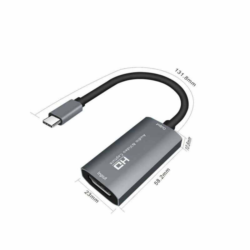 Cargue la imagen en el visor de la galería, [Z29A] Universal HDMI to USB-C Type-C Video Capture Card Cable - Polar Tech Australia
