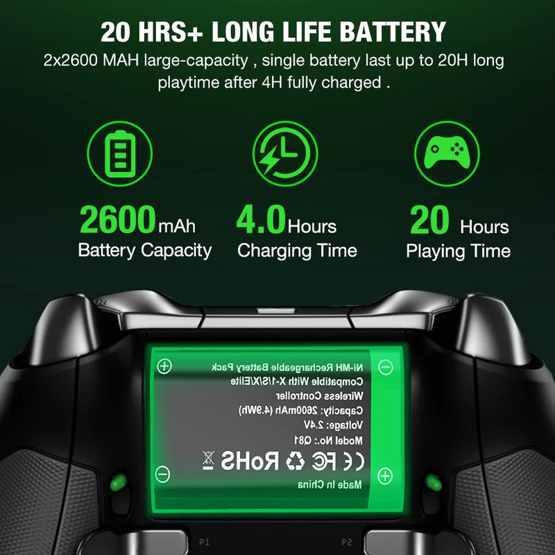 Cargue la imagen en el visor de la galería, Xbox Game Controller Dual Battery Pack Charging Station Battery Charger Lightweight Charging Base - Polar Tech Australia
