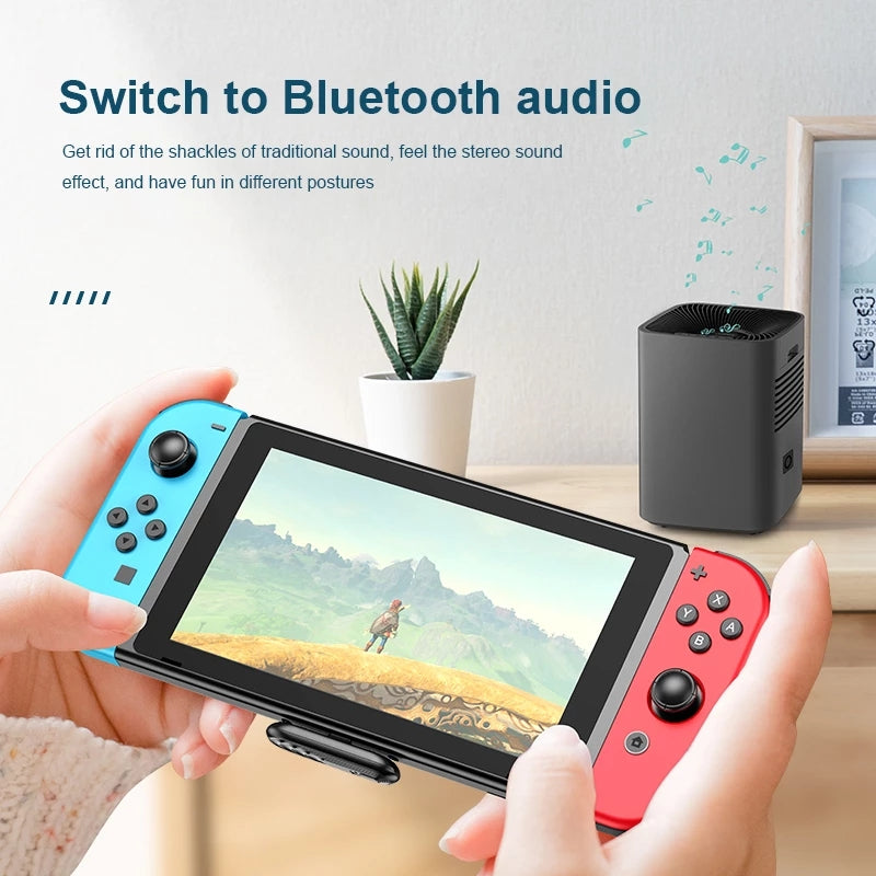 Cargue la imagen en el visor de la galería, Nintendo Switch Bluetooth V5.0 Audio Transmitter Receiver Wireless Audio Adapter - Polar Tech Australia
