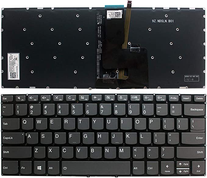 Chargez l&#39;image dans la visionneuse de la galerie, Lenovo ideaPad 320-14ikb / Flex 5-1470 Laptop Replacement Keyboard Flex US Layout With Backlit - Polar Tech Australia
