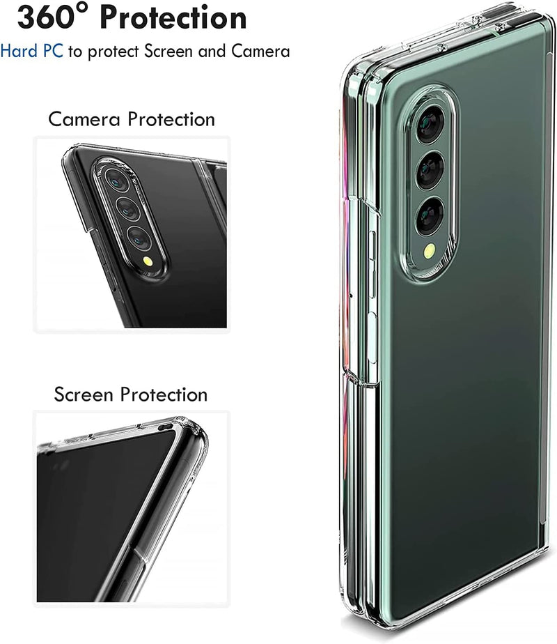Cargue la imagen en el visor de la galería, Samsung Galaxy Fold 4 (SM-F936) SPACE Transparent Rugged Clear Shockproof Case Cover - Polar Tech Australia
