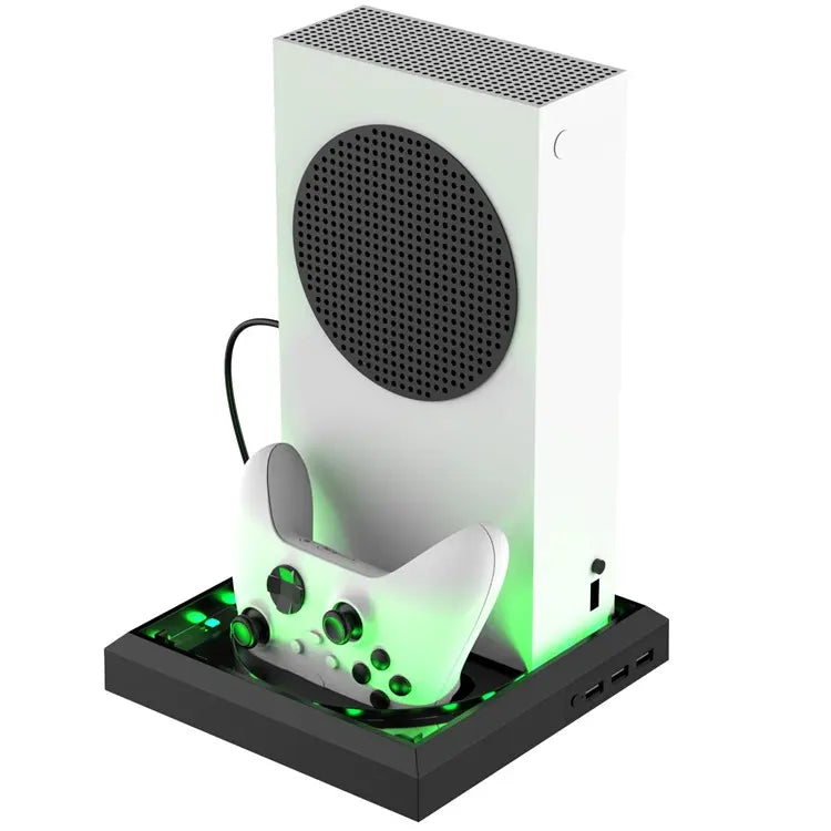 Cargue la imagen en el visor de la galería, Xbox Series S / X Game Console Holder Stand RGB Light Base (No Remote Control) - Game Gear Hub

